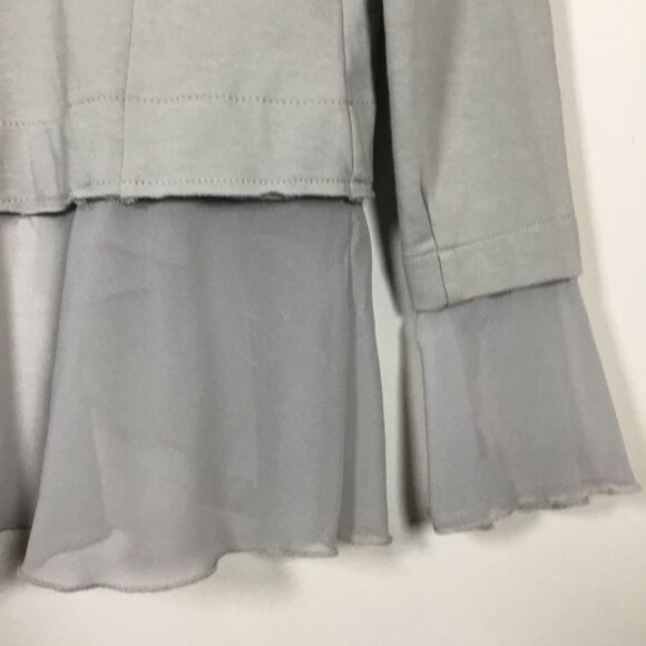 Soft Surroundings jacket with sheer floaty detail on hem & cuff open front sz XS - Picture 10 of 10